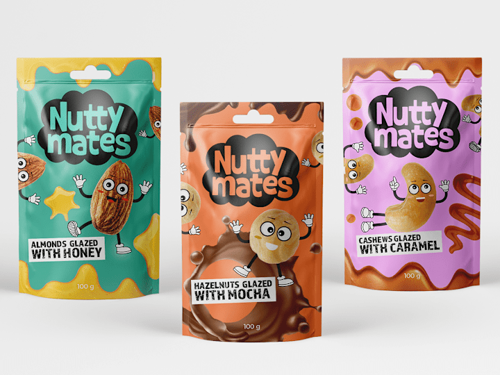 Cover image for Nutty Mates - Packaging Design