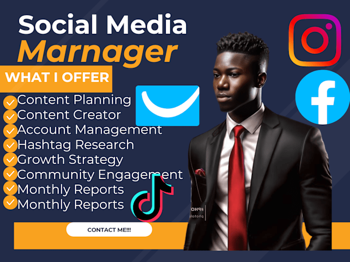 Cover image for Expert Social Media Manager | Content Creation Strategy & Growth