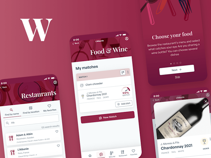 Cover image for Making wine pairing app magical