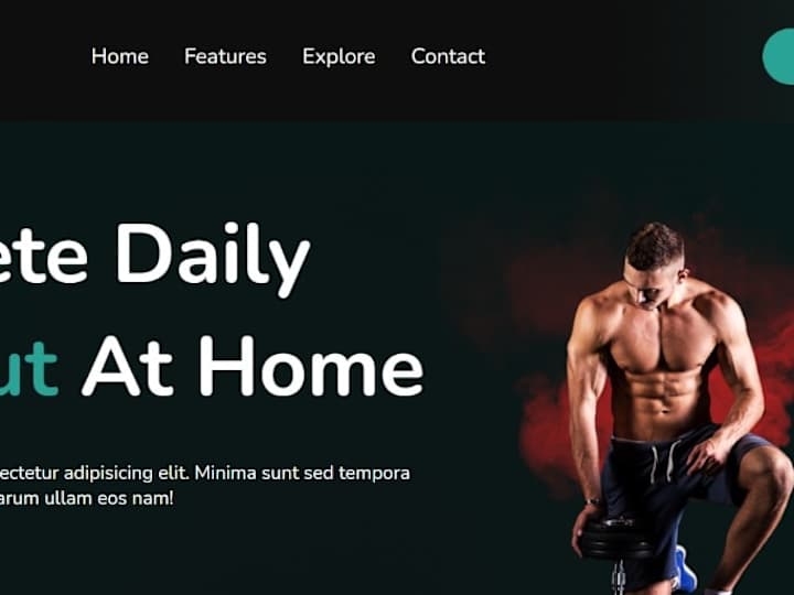 Cover image for Gym website - Attractive design