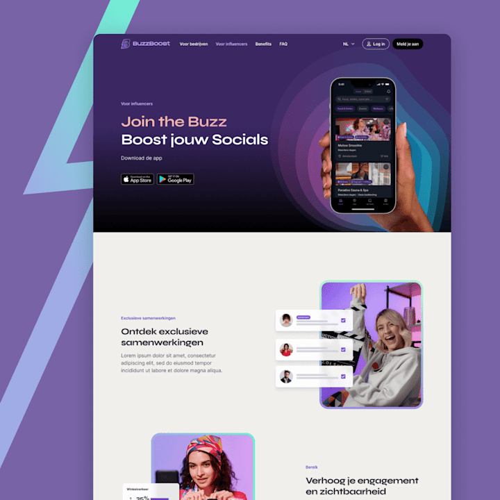 Cover image for BuzzBoost Influencer Marketing App