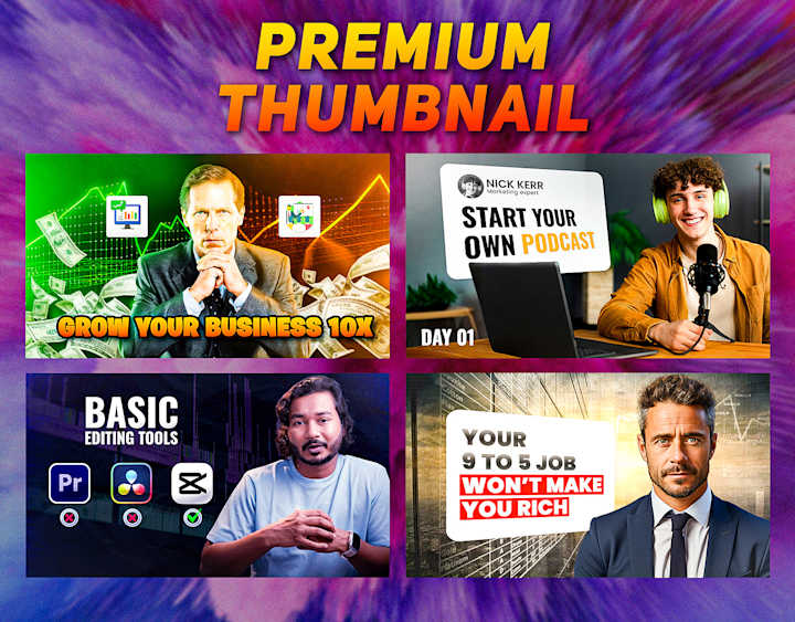 Cover image for Premium YouTube Thumbnail Design