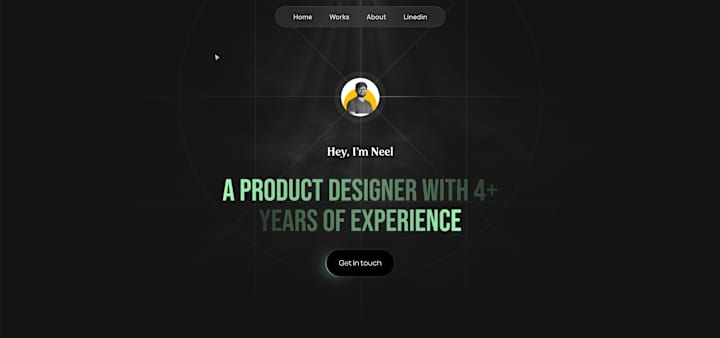 Cover image for Portfolio Website for a Product designer