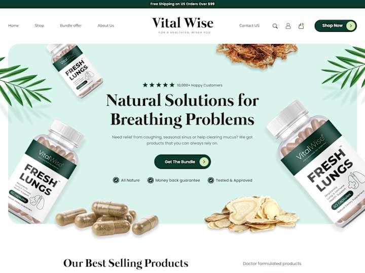 Cover image for Modern E-Commerce Website Design