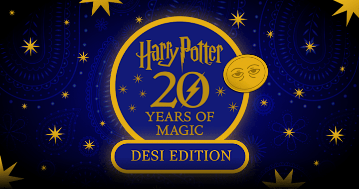 Cover image for Harry Potter & 20 Years of Magic - Desi Edition