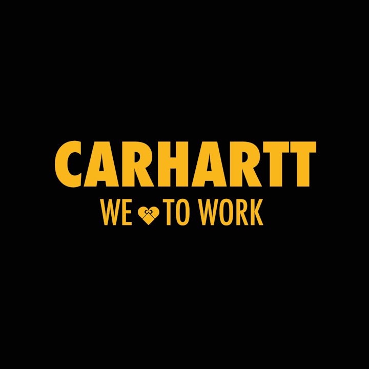 Cover image for "We Love To Work" Carhartt Campaign. 