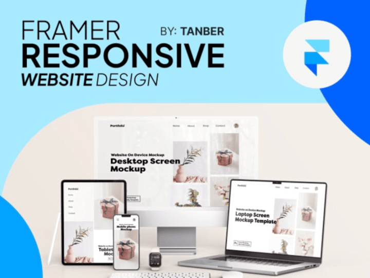 Cover image for Build or redesign responsive framer website, figma to framer