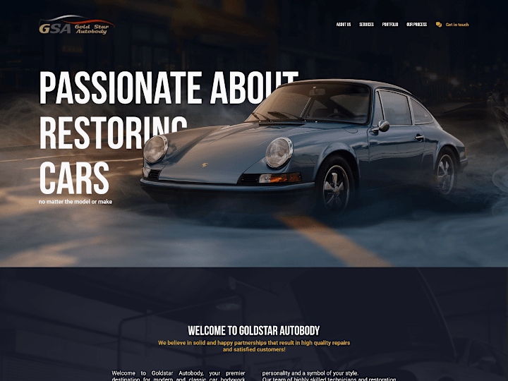 Cover image for Gold Star Autobody