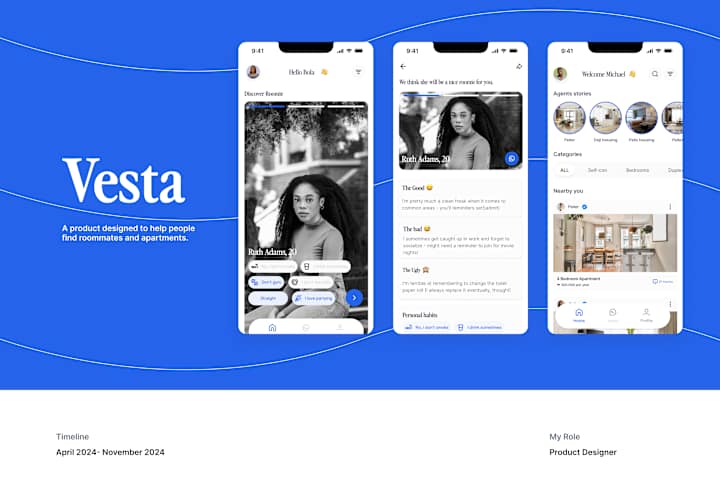 Cover image for Vesta Mobile design