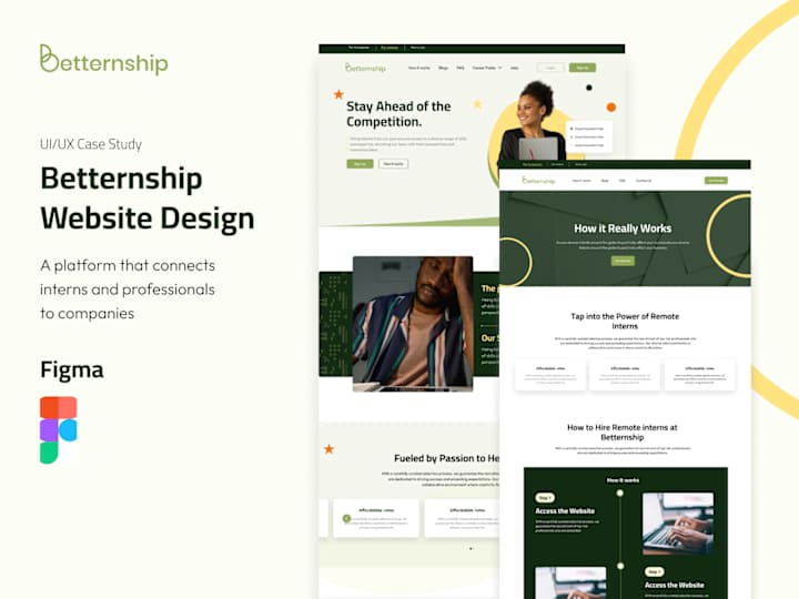 Cover image for Betternship Website Design