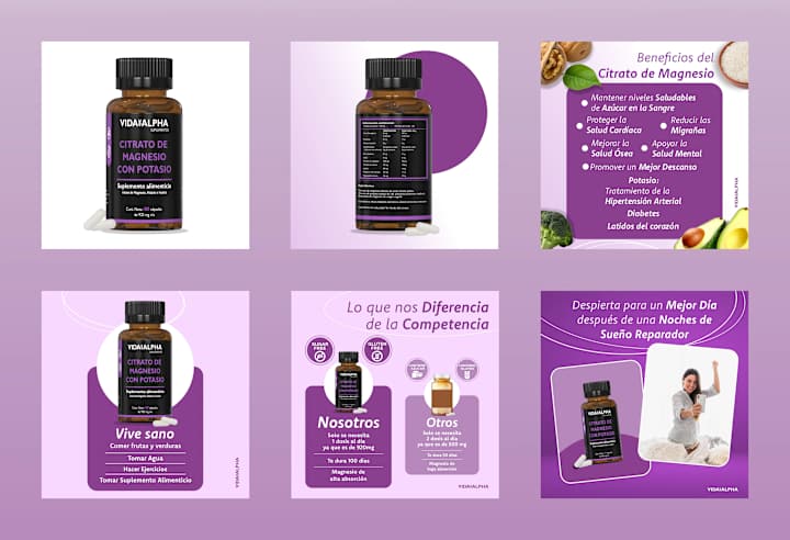 Cover image for Amazon A+ EBC Content (VIDA ALPHA) SUPLEMENTOS :: Behance