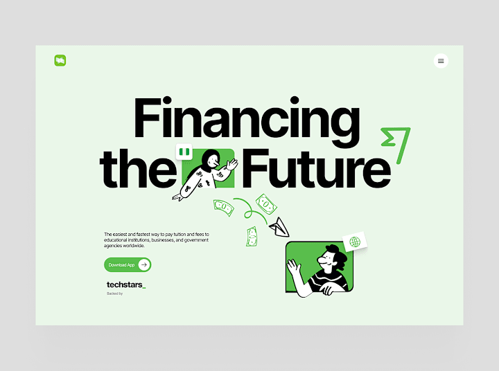 Cover image for Pay4Me landing Page Redesign - Fintech :: Behance