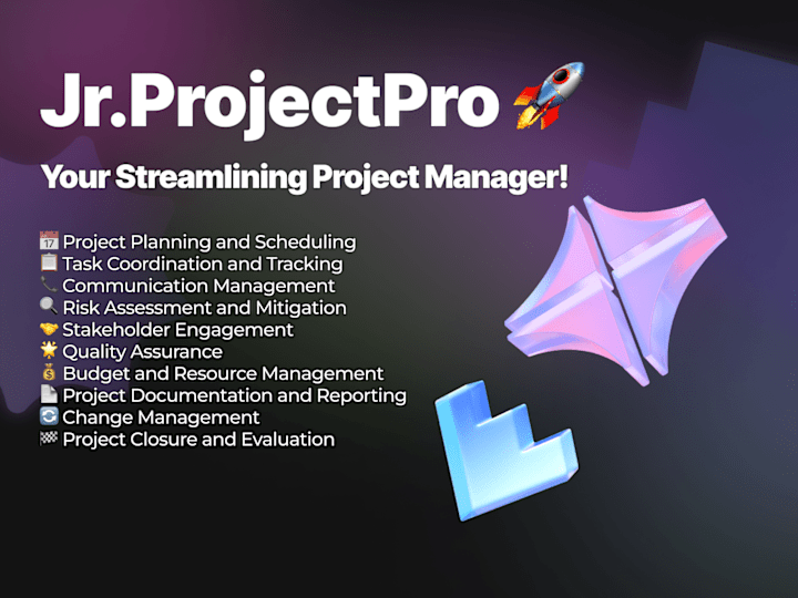 Cover image for Jr.ProjectPro: Your Streamlining Project Manager!