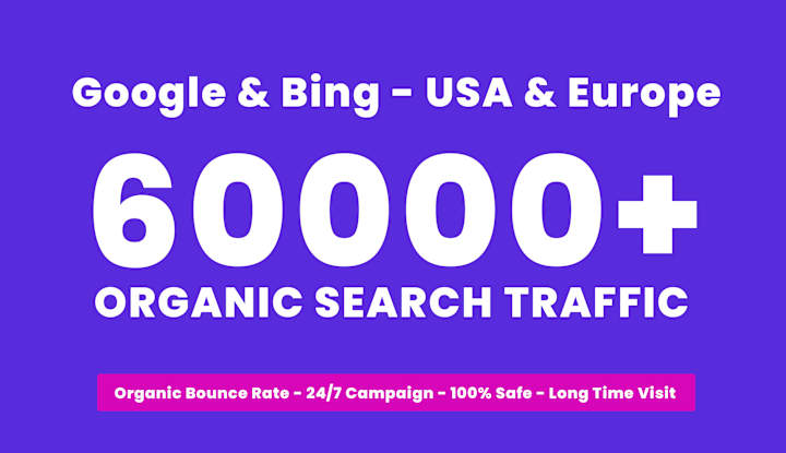 Cover image for i will increase seo quality organic website traffic with keyword