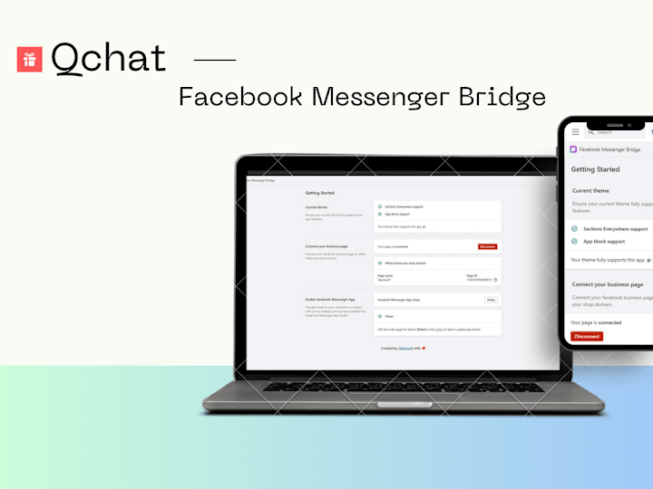 Cover image for Qchat: Facebook Messenger - Facebook Messenger Bridge | Shopify…