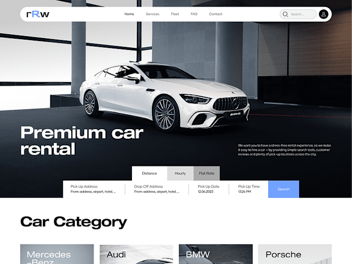 Cover image for Premium Car Rental Website with WordPress