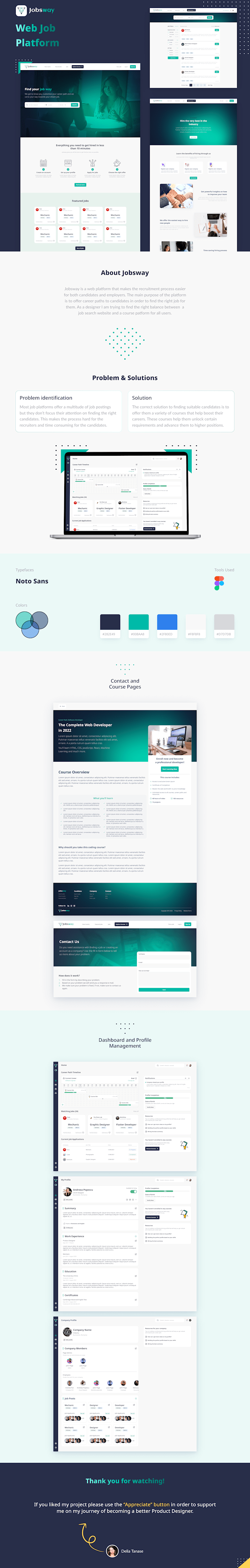 Cover image for Job Platform Full Designs