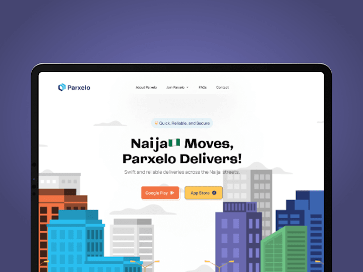 Cover image for Parxelo - logistics platform revolutionizing delivery operations