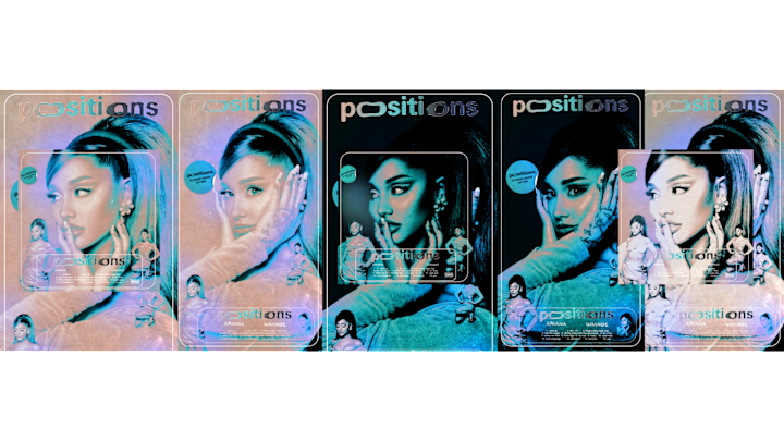 Cover image for POSITIONS - ARIANA GRANDE | Cover Art + Poster