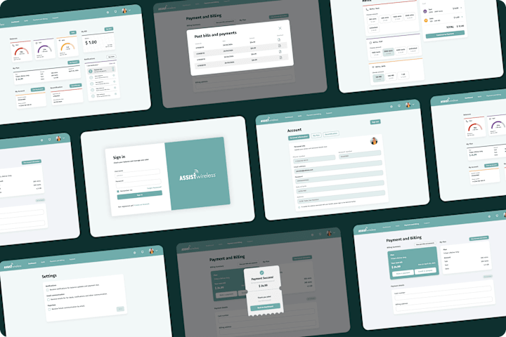 Cover image for Customer Portal - Dashboard for mobile data