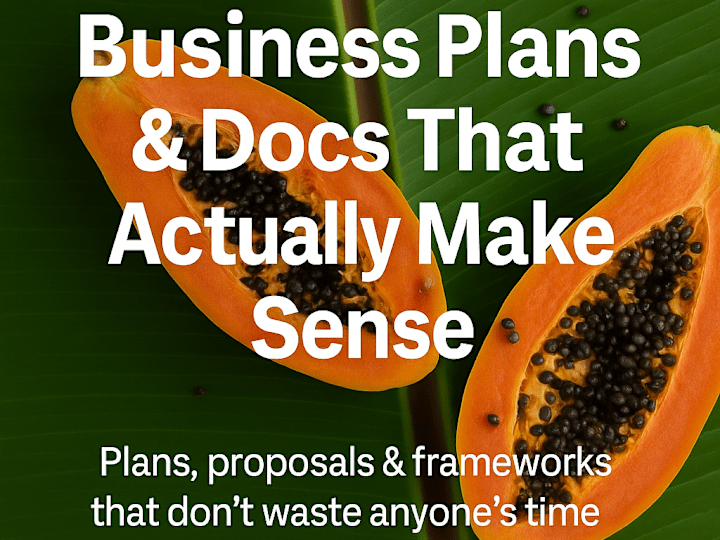 Cover image for Business Plans, Docs & Strategy That Make Sense