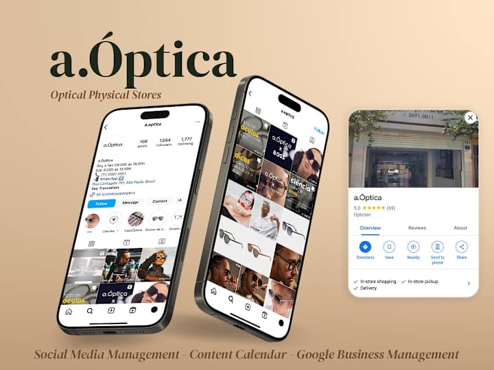 Cover image for a.Optica - Social Media Management and Business Management