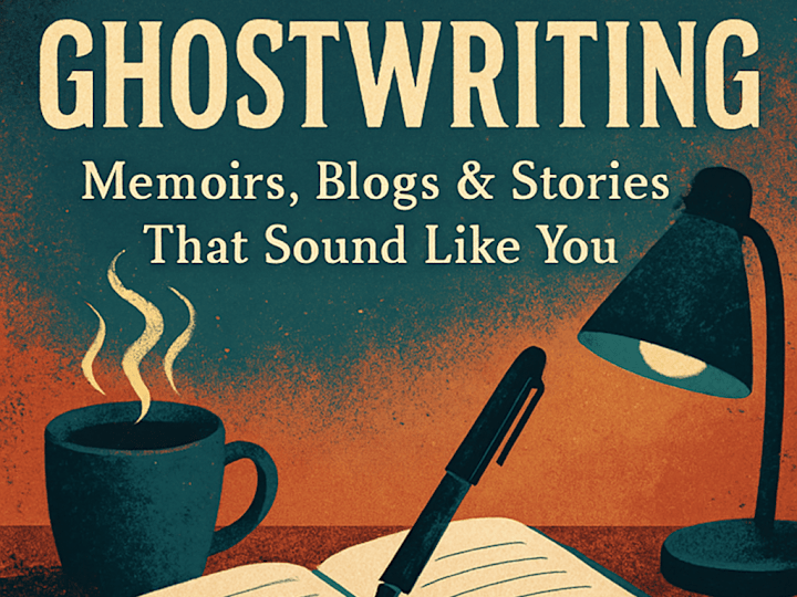 Cover image for Ghostwriting | Memoirs, Blogs & Stories in Your Voice