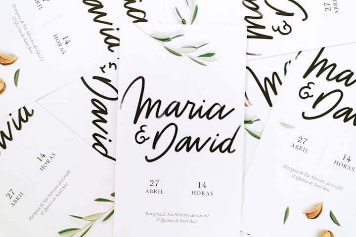 Cover image for Wedding stationery | Maria & David