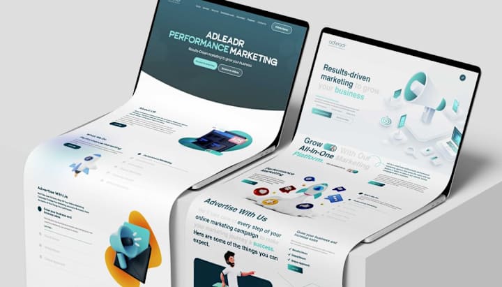 Cover image for I will website UI design, website design on figma website design