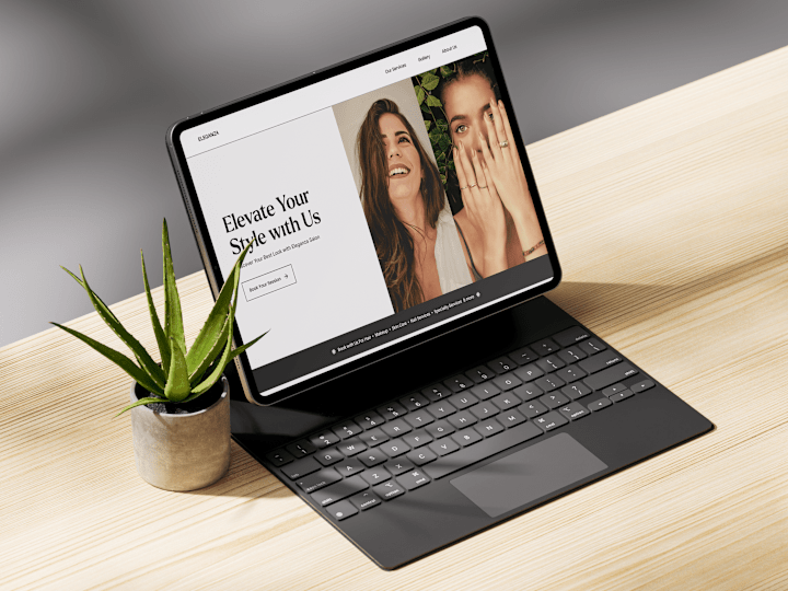 Cover image for Web Design for Eleganza Salon