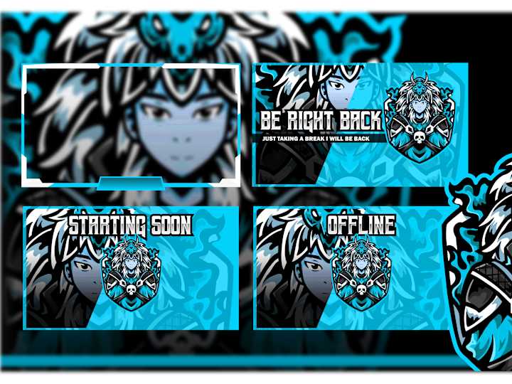 Cover image for I will design animated stream package for twitch and youtube.