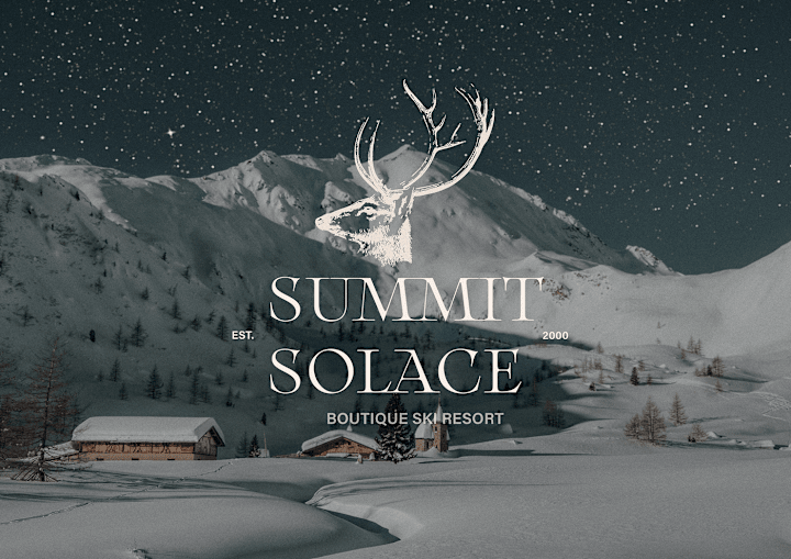 Cover image for Summit Solace: A boutique ski resort: Behance