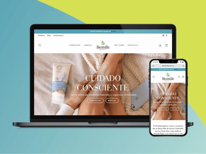 Cover image for eCommerce redesign for clean skincare brand