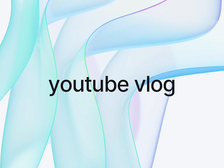 Cover image for Youtube Vlogging