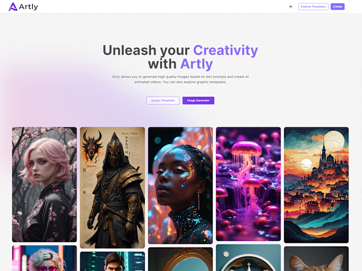 Cover image for Artly: AI Image Generator & multi-vendor marketplace