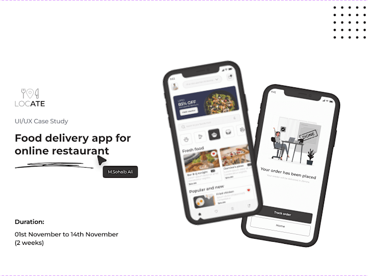 Cover image for Food delivery app for online restaurant