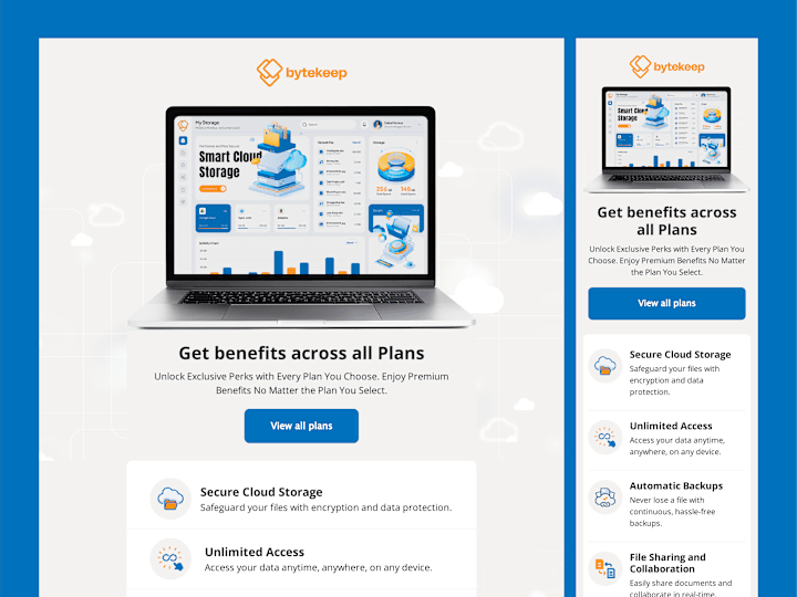 Cover image for Bytekeep Subscription Plan Email Design