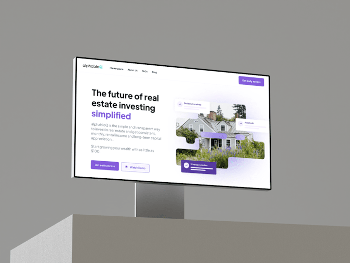 Cover image for Website Redesign for a Real Estate Investment Platform