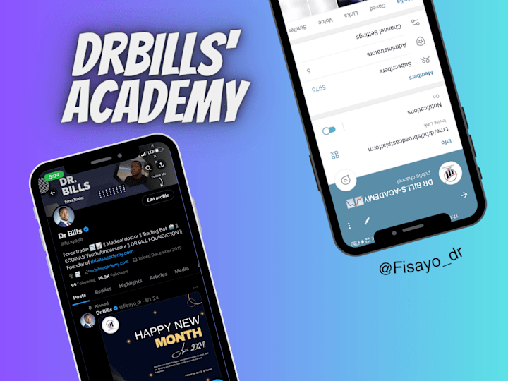 Cover image for Social Media Manager & Community Manager at Drbills' Academy 