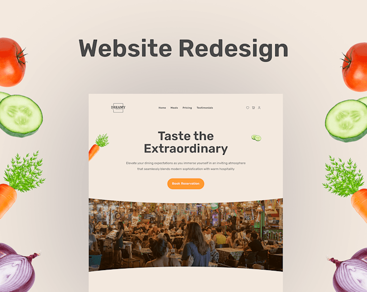 Cover image for Restaurant website redesign