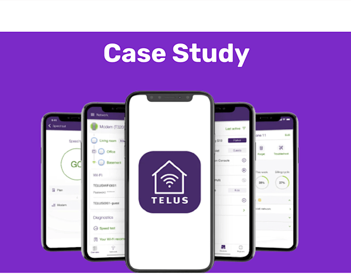 Cover image for Telus Connect App Case Study :: Behance