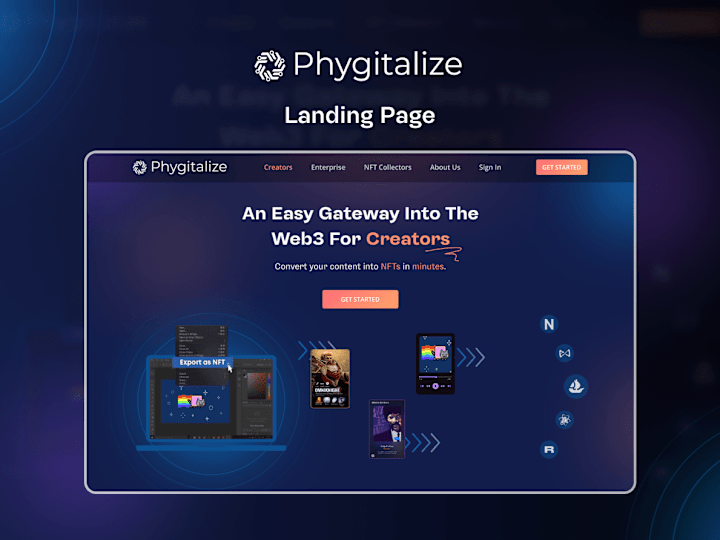 Cover image for Phygitalize Landing Page