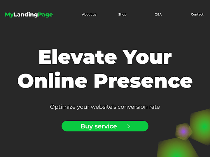 Cover image for Custom Landing Page Design to Elevate Your Online Presence