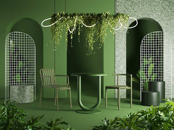 Cover image for Green Invasion - furniture collection