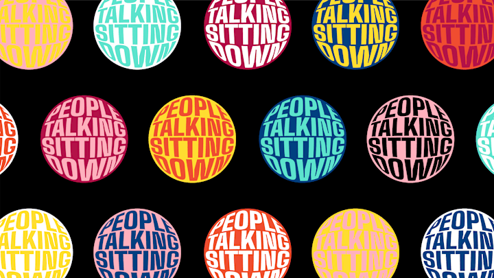 Cover image for People Talking Sitting Down | Podcast Branding