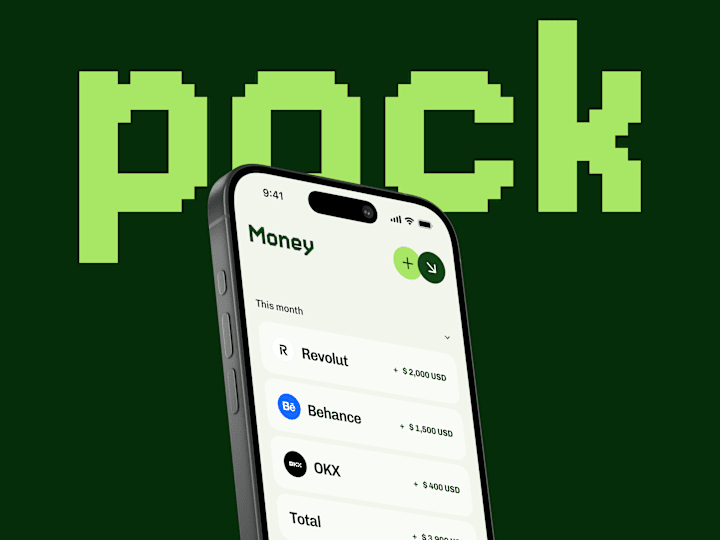 Cover image for Mobile App UX/UI Design — Pock Wallet