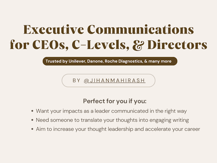 Cover image for Executive Communications for CEOs, C-Levels, & Directors