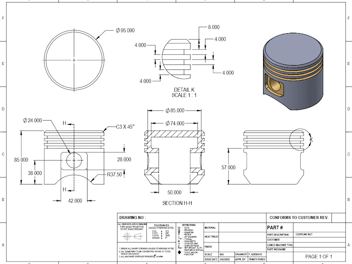 Cover image for Create CAD / Technical Drawing