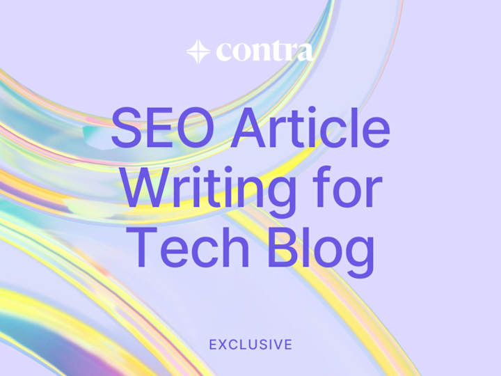 Cover image for SEO Article Writing for Tech Blog