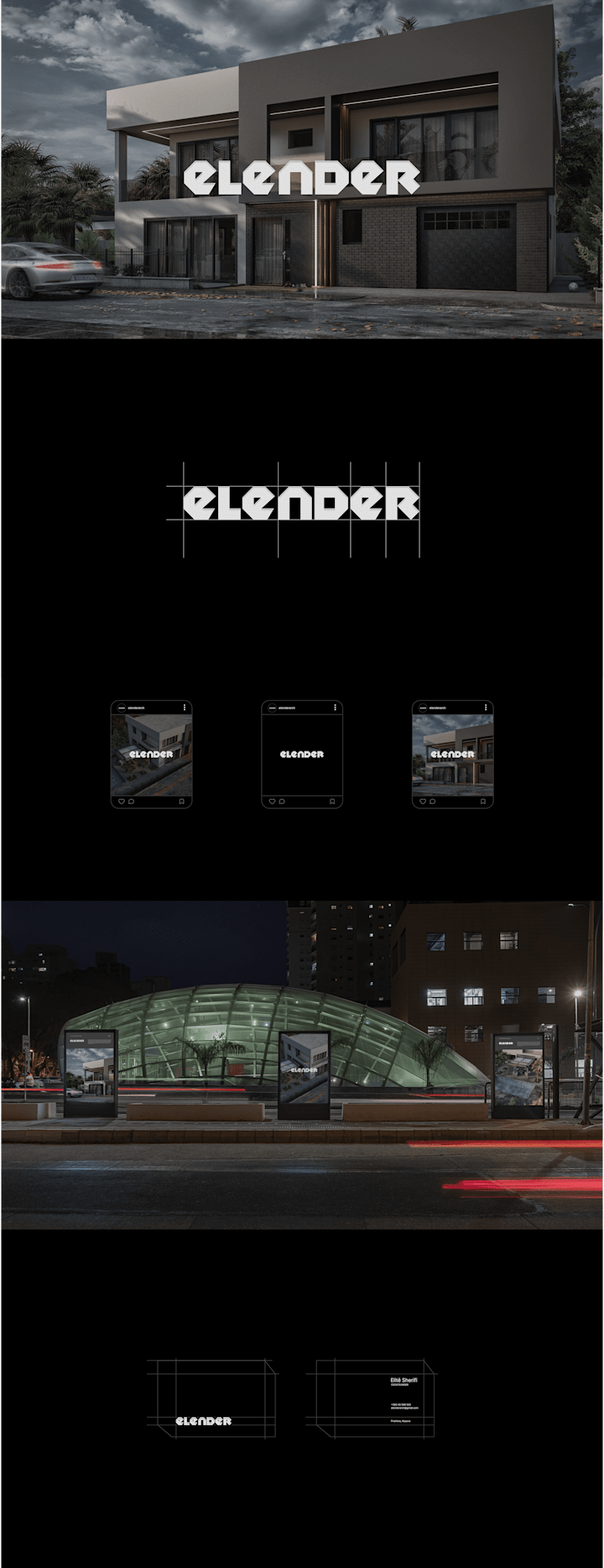 Cover image for Elender | Architecture Logo